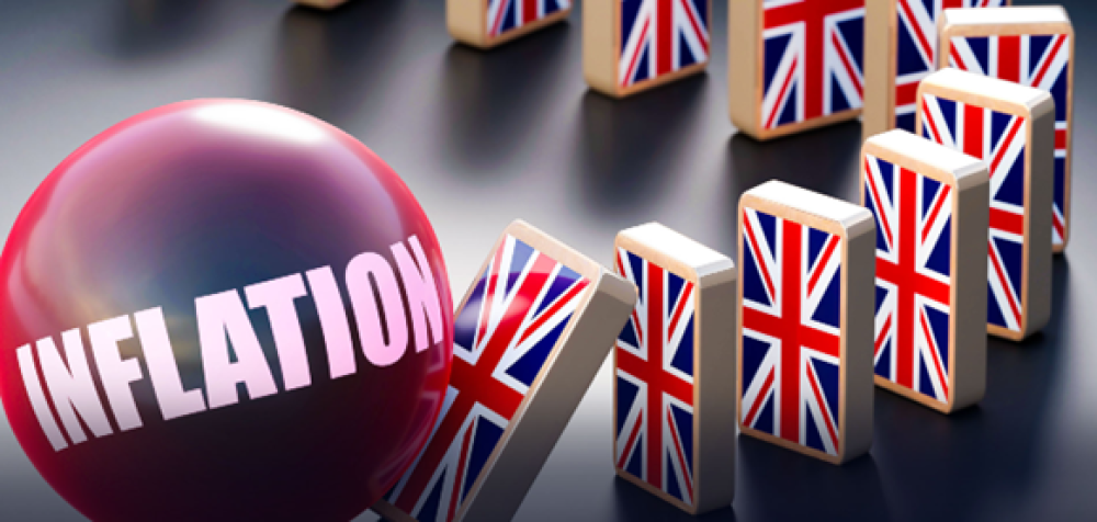 UK Inflation Falls From 41-Year High as Fuel Price Surge Eases